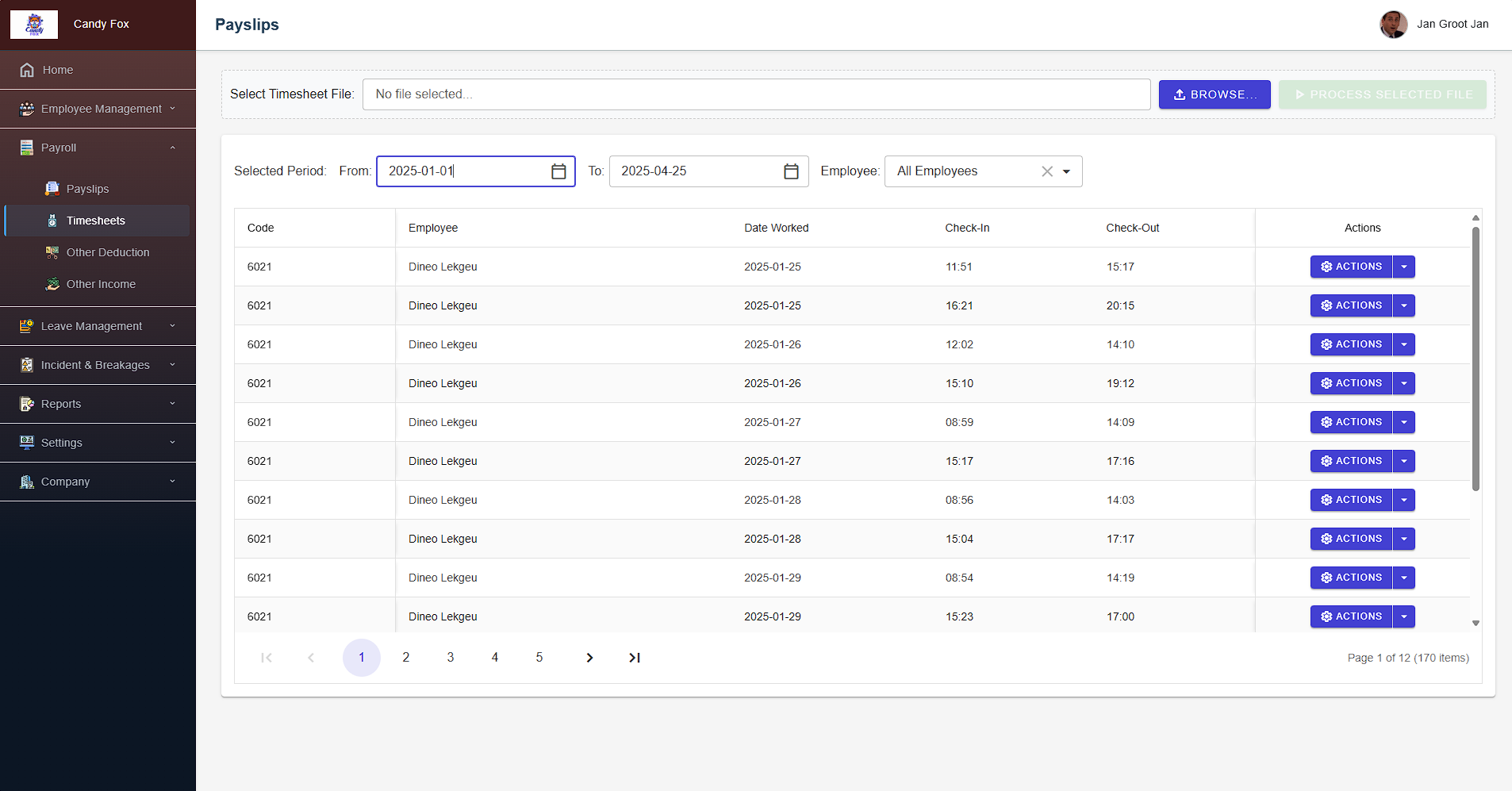image PRPro Employee Management System