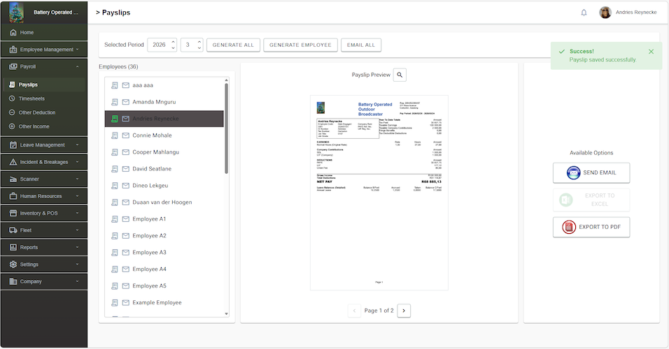 image PRPro Payslip